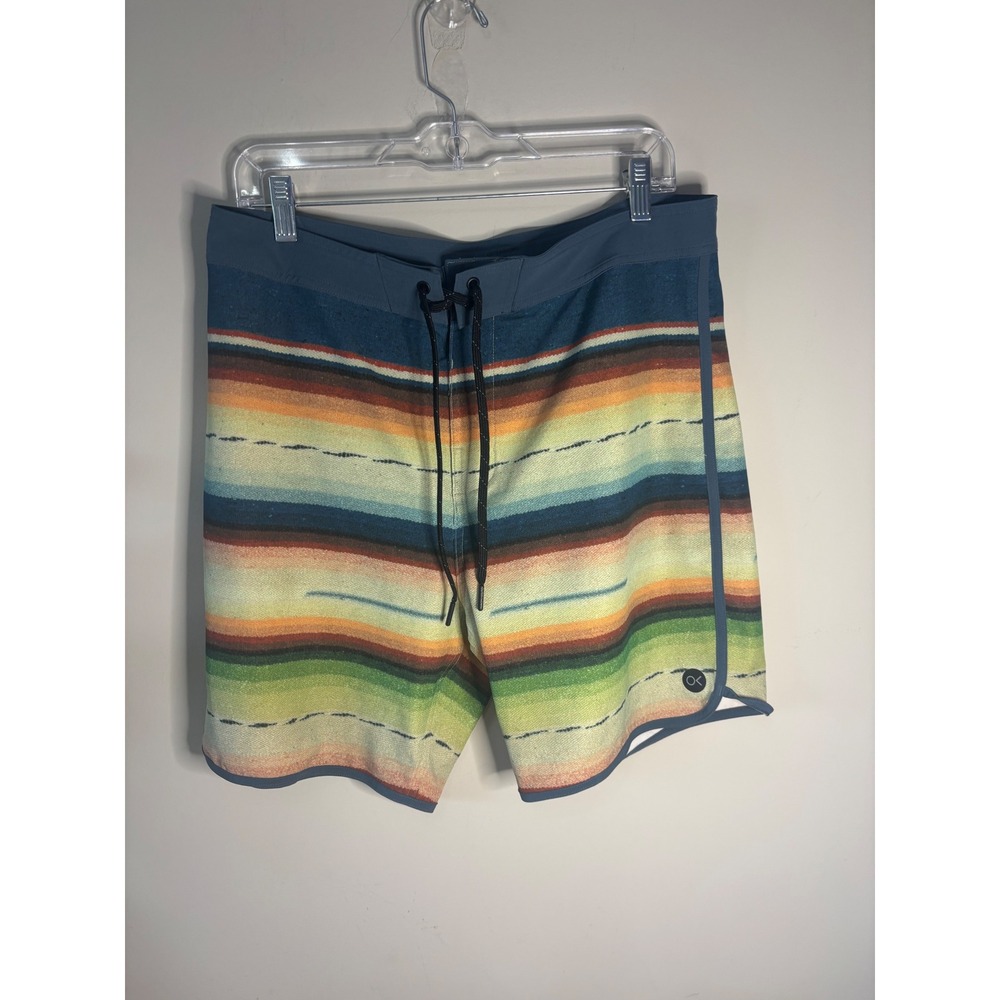 Outerknown Mens 31 KELLY SLATER  Board Shorts Multicolor Recycled Swim Trunks 33